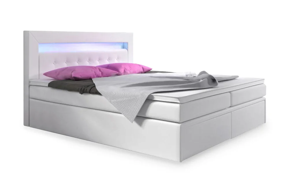 Modena Sengepakke 180×200 med Oppbevaring LED-belysning v:7055736 Modena Sengepakke 180×200 med Oppbevaring LED-belysning v:7055736