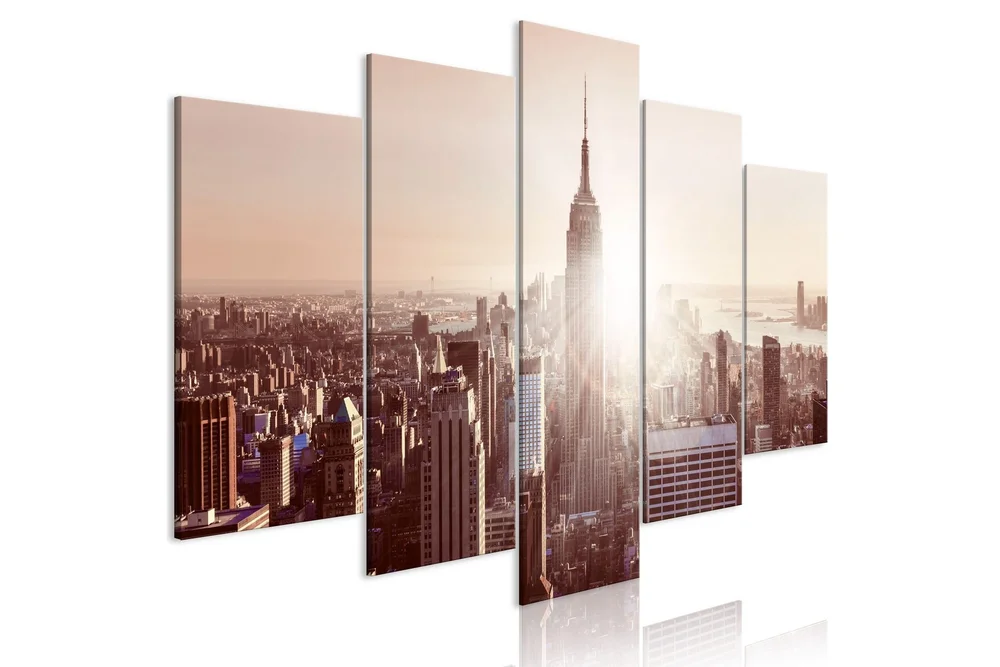 Bilde Sun Over Manhattan 5 Parts Wide Brown 200x100 v:3500278