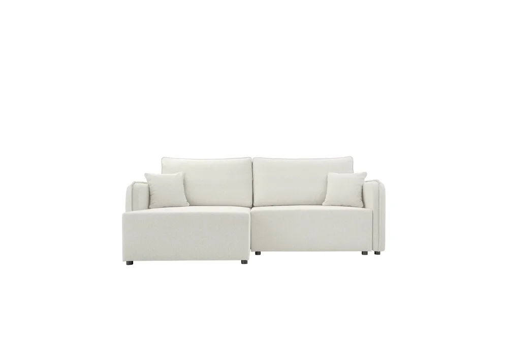Chandru Sovesofa med Sjeselong 3-seter i Plysj v:4654660