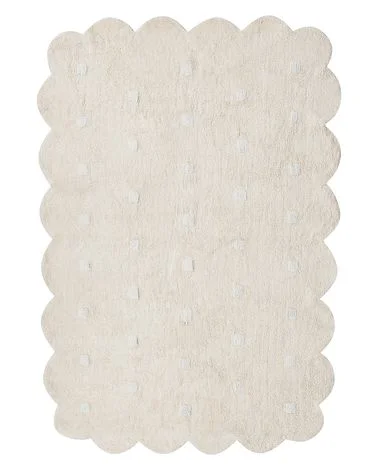 Barneteppe SAREKI Beige 140 x 200 cm Bomull v:7145928 Barneteppe SAREKI Beige 140 x 200 cm Bomull v:7145928