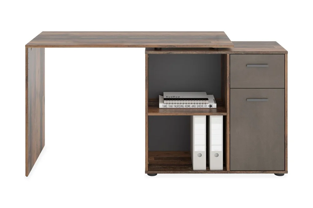 Colatosti Hjørneskrivebord 117 cm med Oppbevaring v:5857838