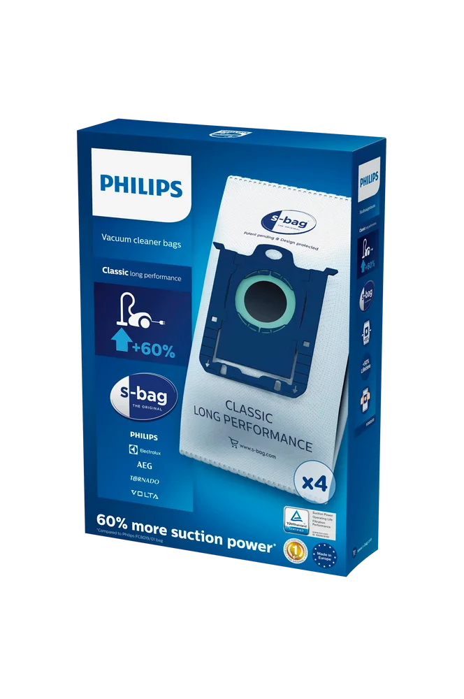 S-bag® Støvsugerposer Philips – Kjøkken & husholdning | m v:528155 S-bag® Støvsugerposer Philips – Kjøkken & husholdning | m v:528155