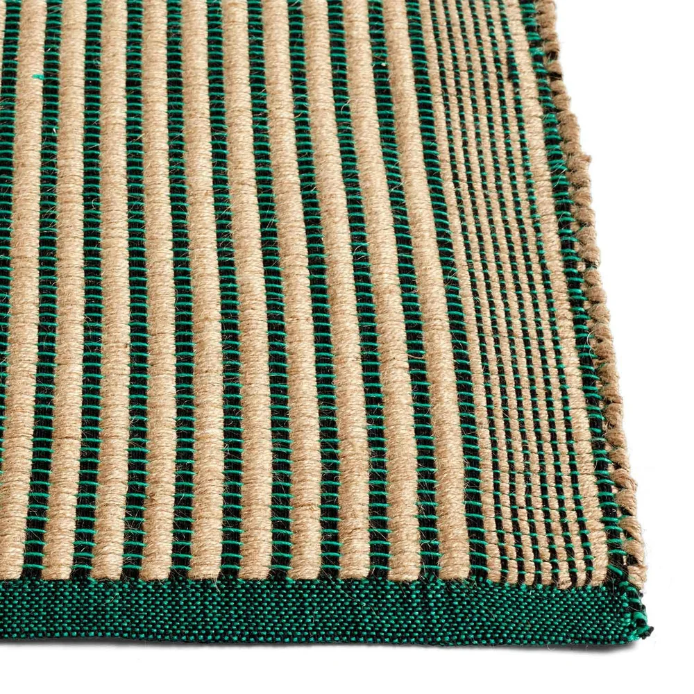 Tapis Teppe 80x200 cm, Grønn / Svart v:9883943