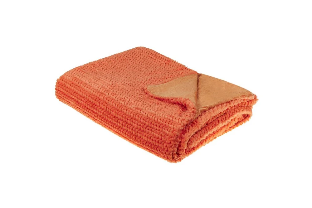 Pledd Bjas Oransje, 150x200 cm v:3055791