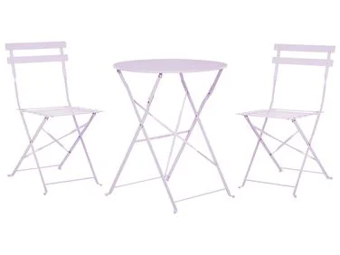 Kafésett Sammenleggbar FIORI Metall Fiolett v:6557598