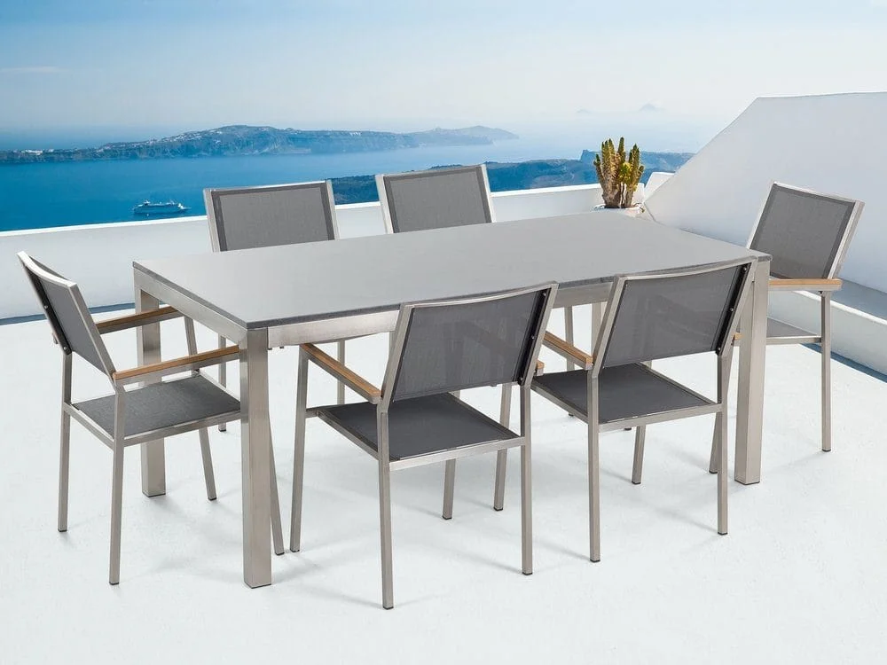 Grosseto Hagegruppe Med Bord + 6 Stoler v:5682160
