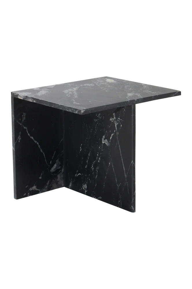 MELETO sidebord 40x45 cm - Svart m v:3096247