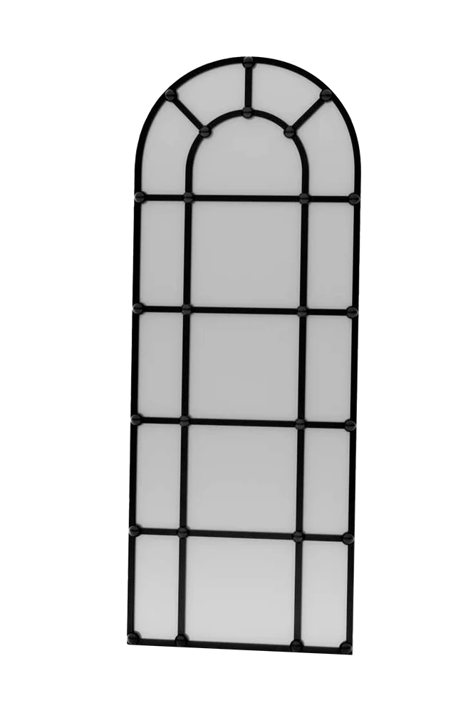 Cheval Mirror Ovalis Dar – Svart m v:5094844