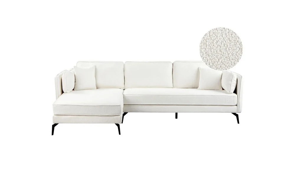 3-sitssoffa Beliani Altan Brun, Svart, Högervänd White||Black Left-faced v:4849998 3-sitssoffa Beliani Altan Brun, Svart, Högervänd White||Black Left-faced v:4849998