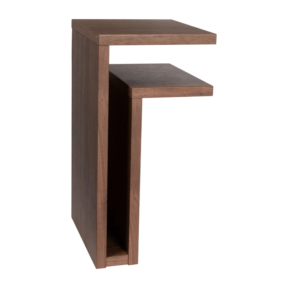F-shelf vegghylle valnøtt v:4299597