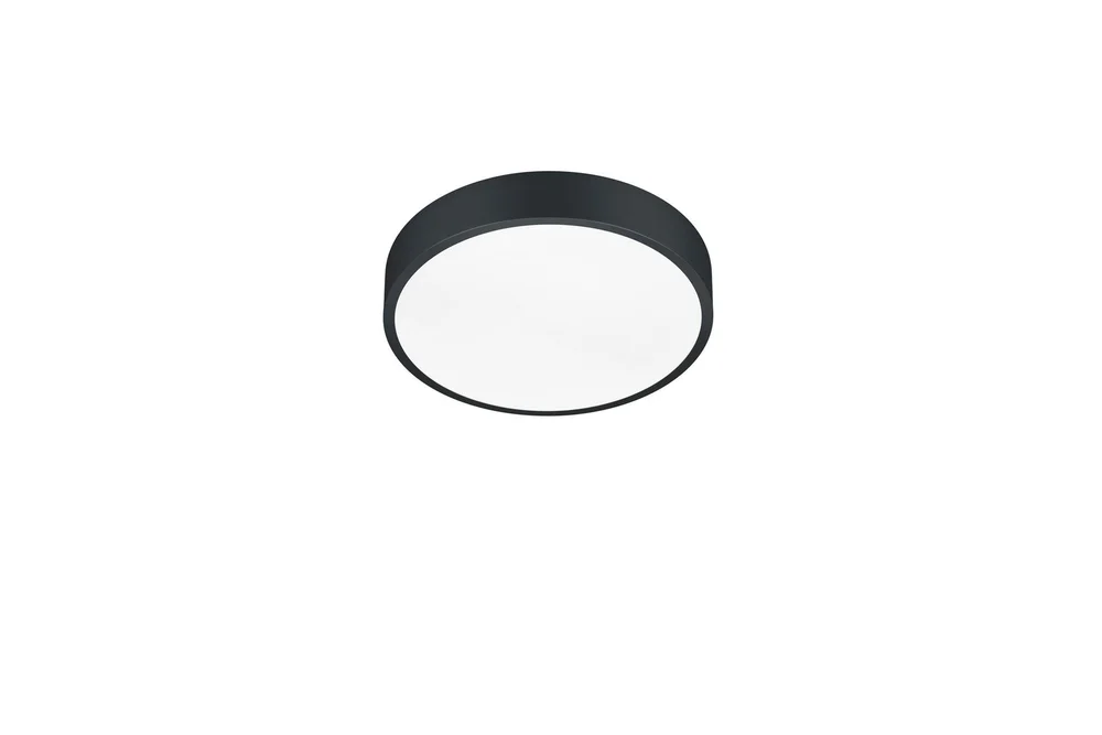 Waco LED-Taklampe 30 cm Matt Svart v:4772000