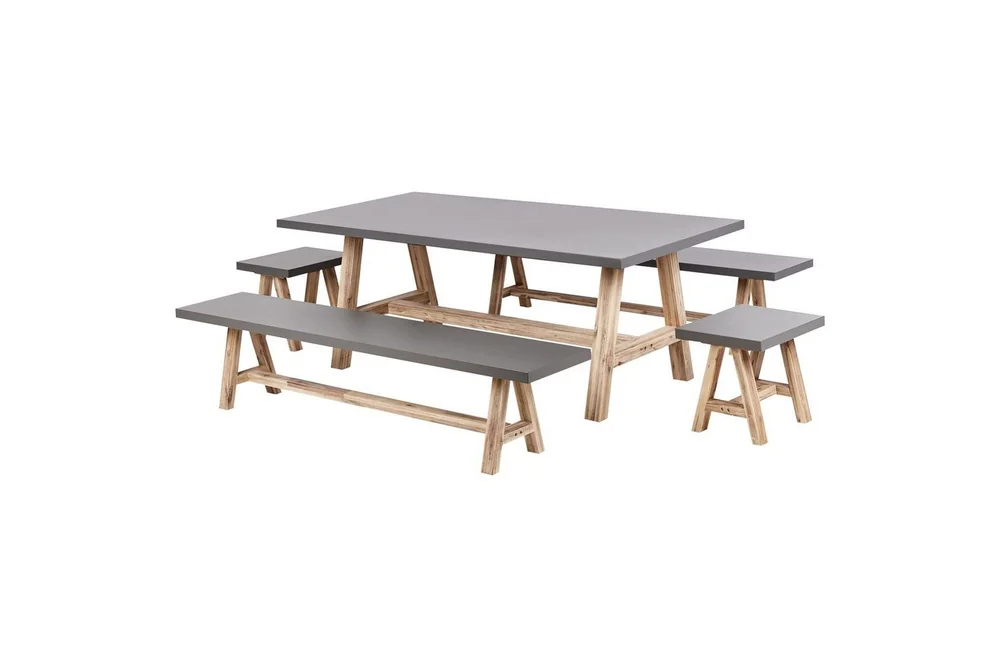 Matbord Grå, Brun v:2936773