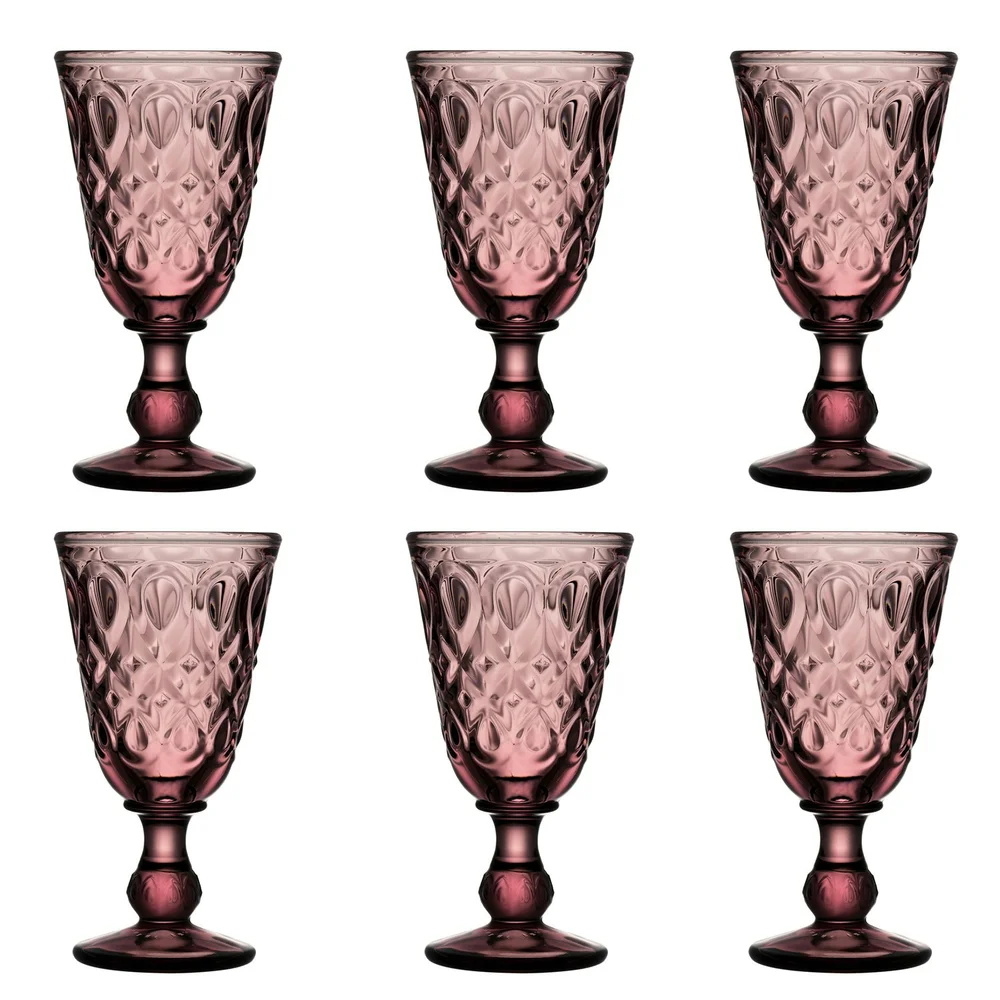 Lyonnais Vinglass 6-pk, Amethyst v:348957