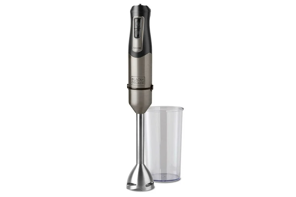 Stavmikser Black+Decker 1200W Børstet Stål v:3623048