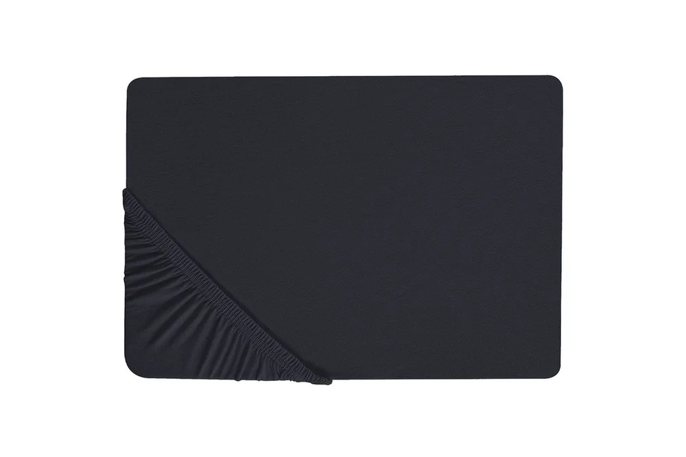 Laken med strikk Janbu Svart, 140x200 cm v:4679957