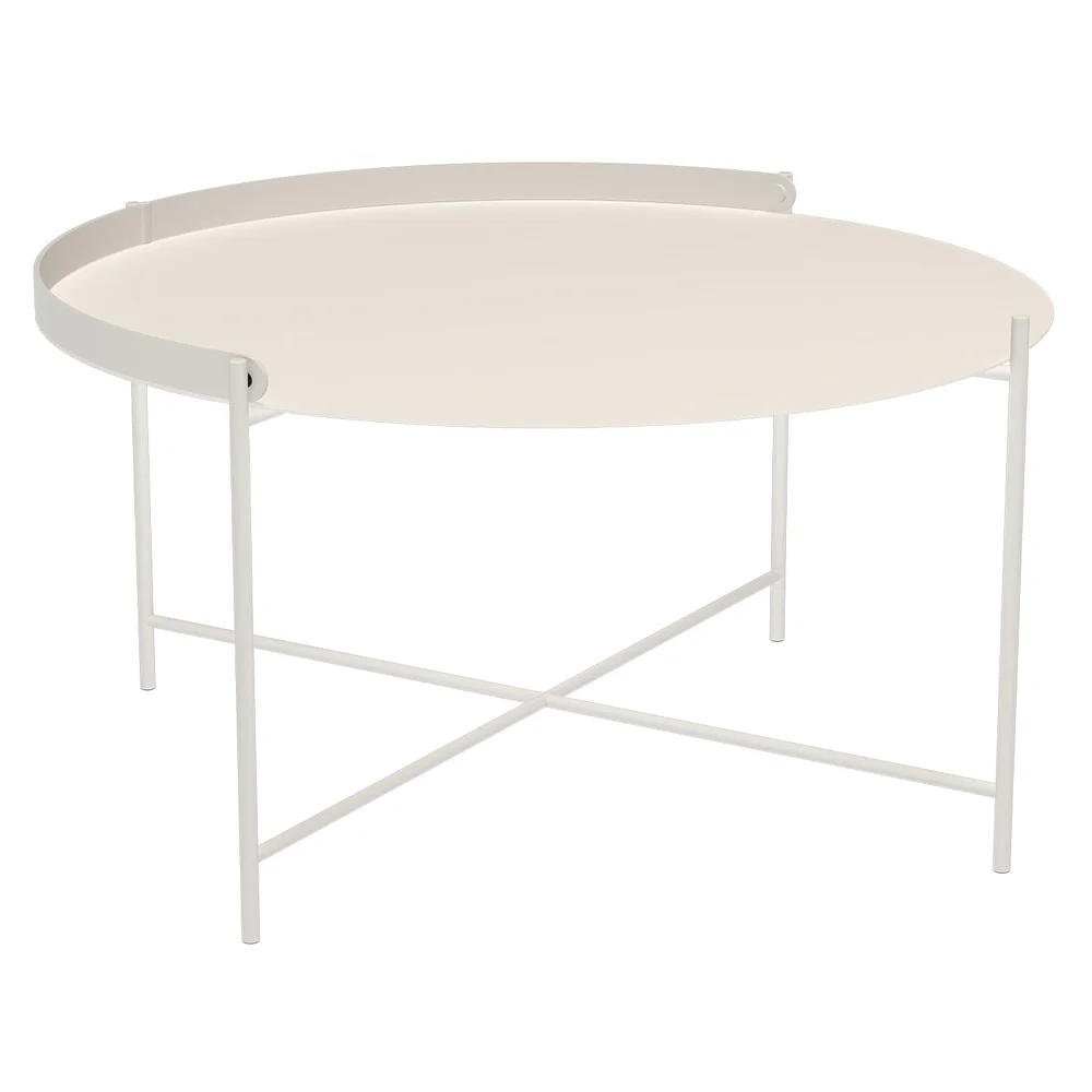 Edge Brettbord Ø76 cm, Muted White v:2381655 Edge Brettbord Ø76 cm, Muted White v:2381655