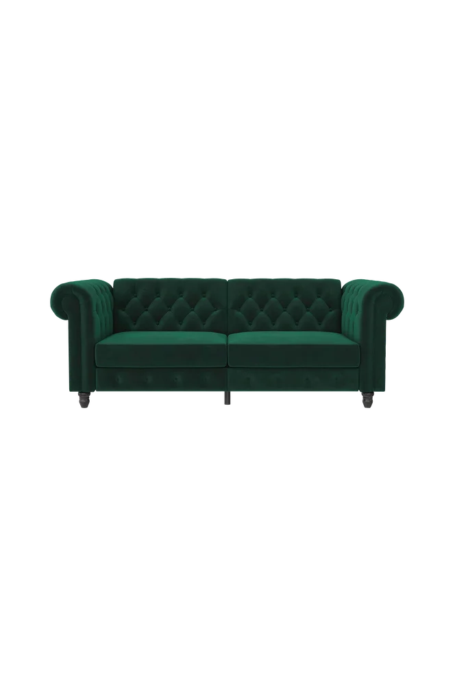 Sofa 3-seters sovesofa Felix - Grønn m v:9344475