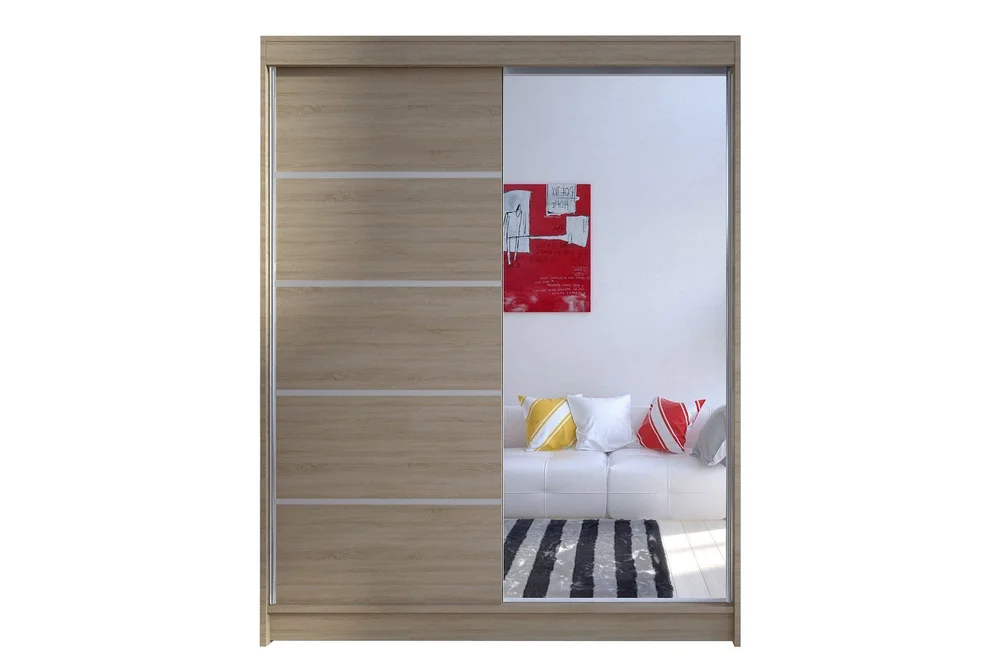 Pickering Garderobe med Speil 150x200 cm v:9708577