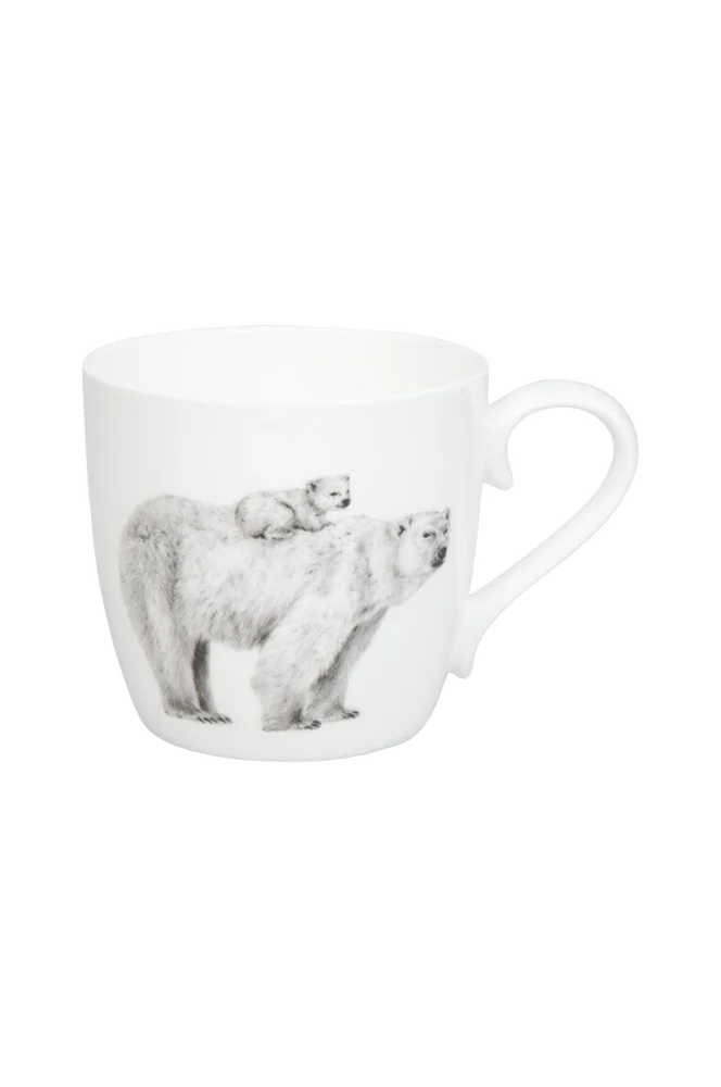 Krus Thinking Animals Isbjørn - Hvit - Kjøkken & husholdning | m v:7501051