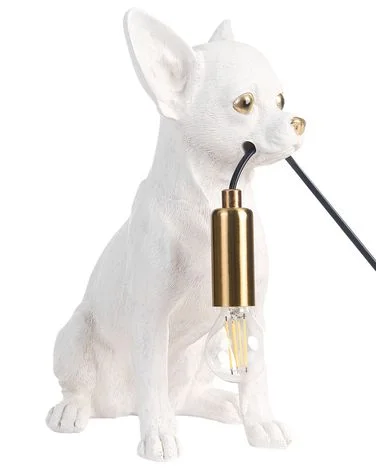 Bordlampe Hund ROCCO Hvit v:5943309 Bordlampe Hund ROCCO Hvit v:5943309