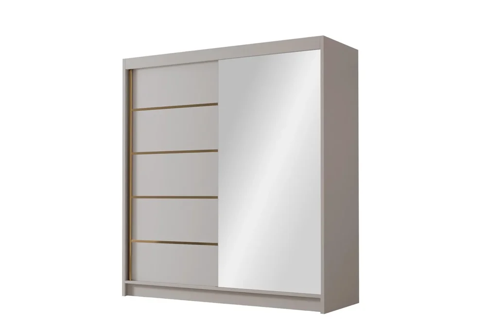 Chavez Garderobe med Speil 180x215 cm v:2460573