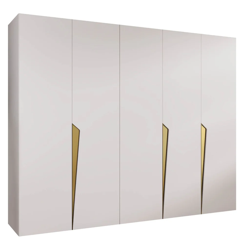 garderobeskap Garderobeskap PIANO 1 250 hvit Gull v:2055549
