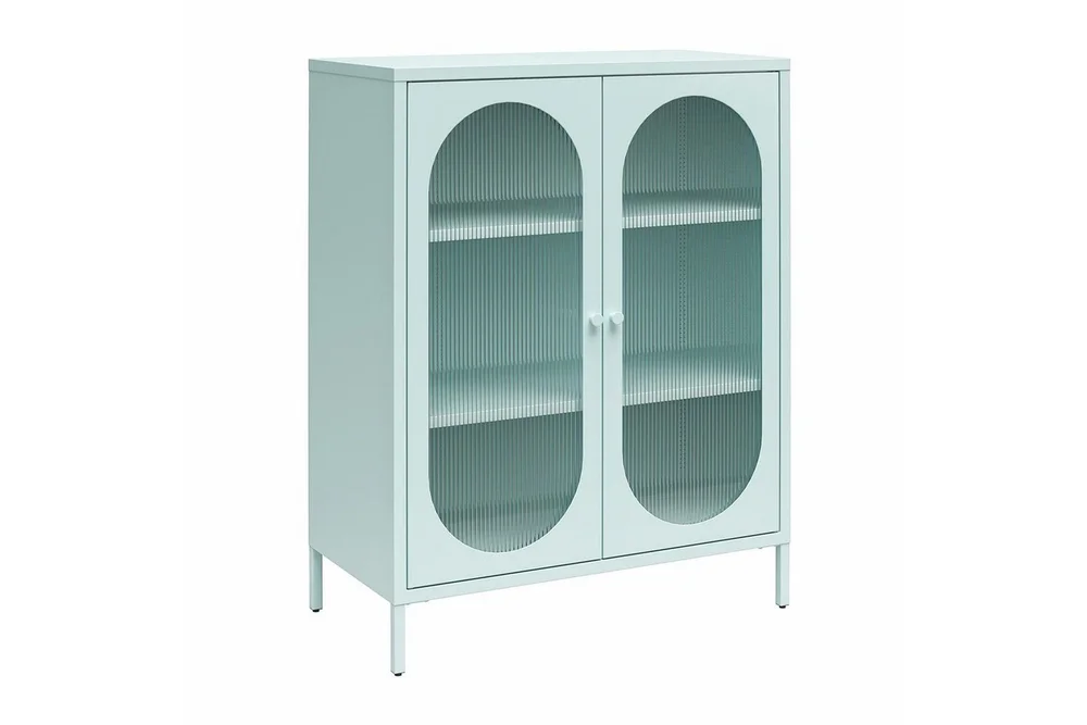 Medisinskap Loft24 Skap Luna 80x40x102 cm, himmelblå Light Blue,Blå v:9351704