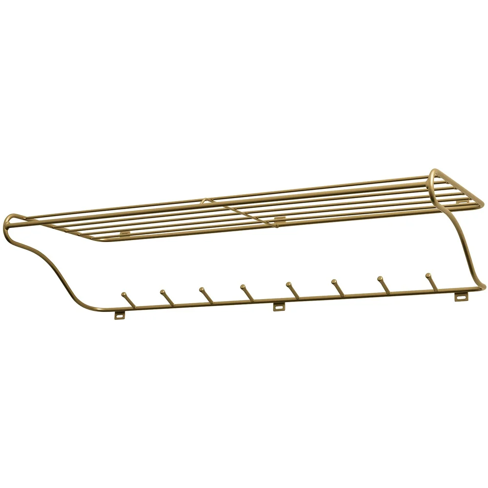 Hat Rack Hattehylle L, Messing v:5675728 Hat Rack Hattehylle L, Messing v:5675728