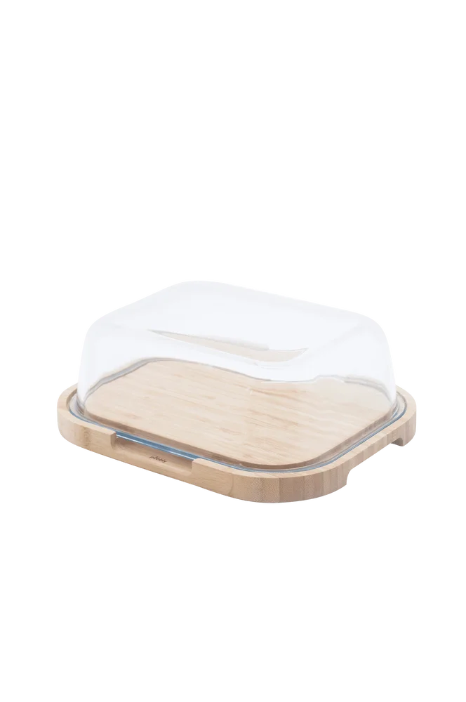 Osteboks M 27 x 21,5 x 9,5 cm - Transparent - Kjøkken & husholdning | m v:9772209