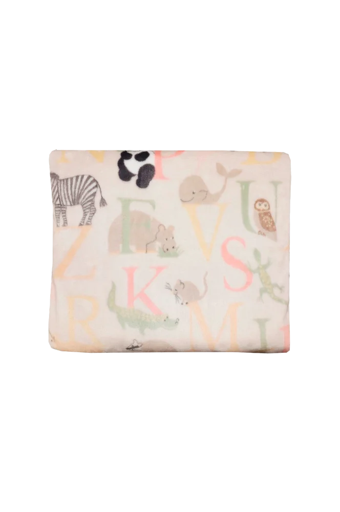 Abc pledd 130×150 – Beige – Barnerom | m v:7563959