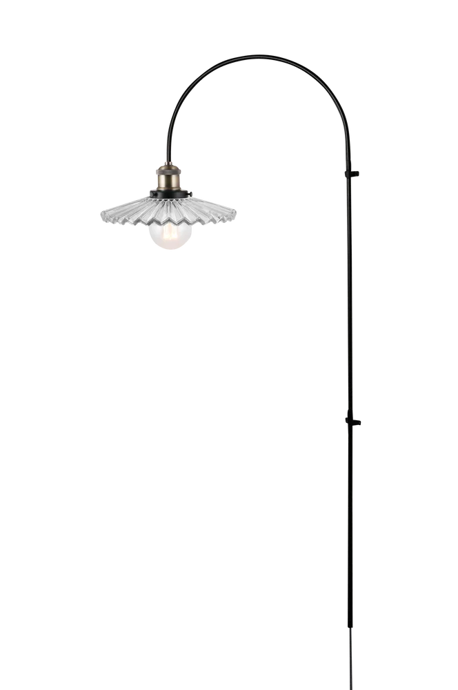 Vegglampe Cobbler 150 – Transparent – Belysning | m v:2026490 Vegglampe Cobbler 150 – Transparent – Belysning | m v:2026490