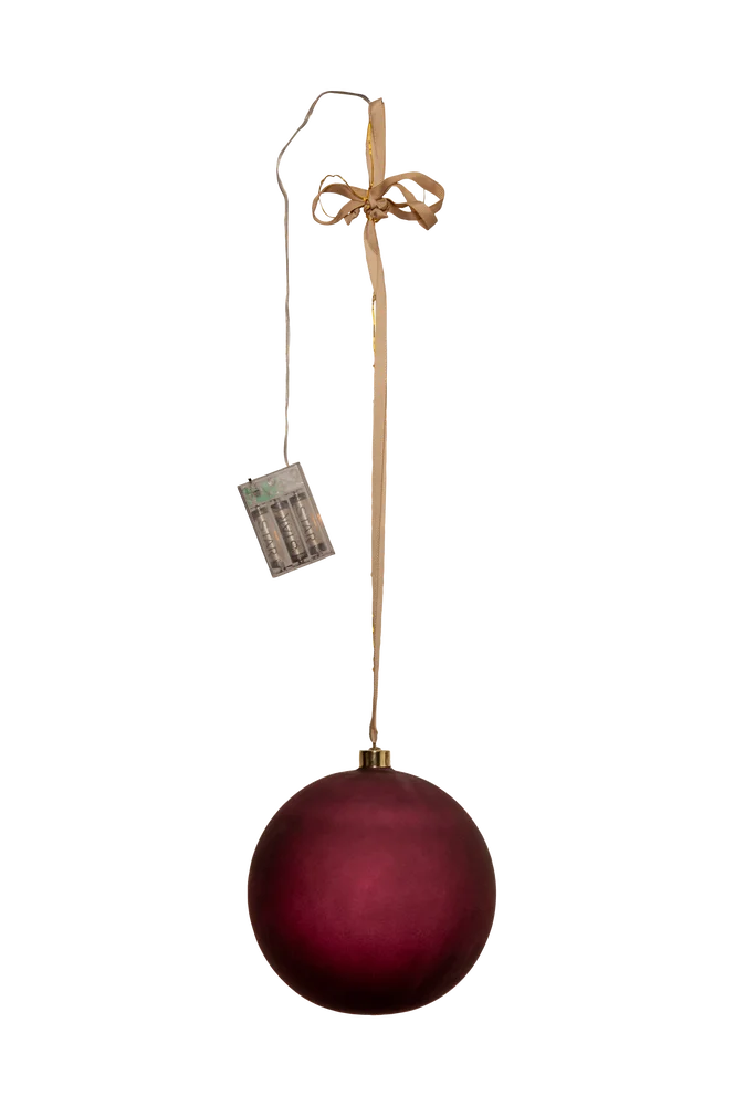 Dekor Bliss 20 cm – Rød – Belysning | m v:2755185 Dekor Bliss 20 cm – Rød – Belysning | m v:2755185