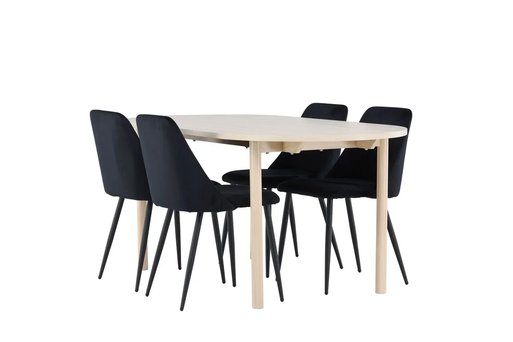 Andy Spisegruppe 180 cm Oval med 4 Night stoler v:1145942 Andy Spisegruppe 180 cm Oval med 4 Night stoler v:1145942