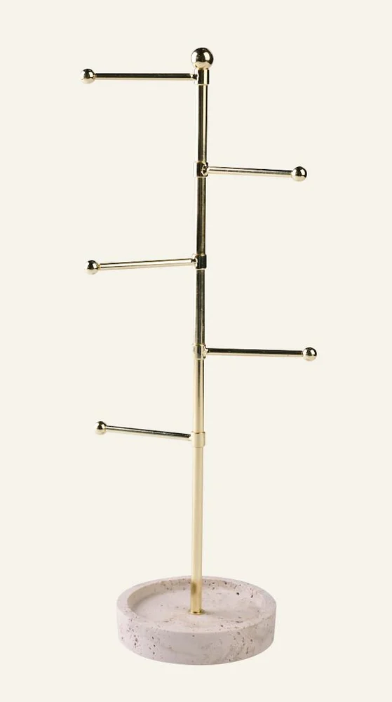 Smykkestativ gull – 11,5×11,5×40 cm v:3530568 Smykkestativ gull – 11,5×11,5×40 cm v:3530568