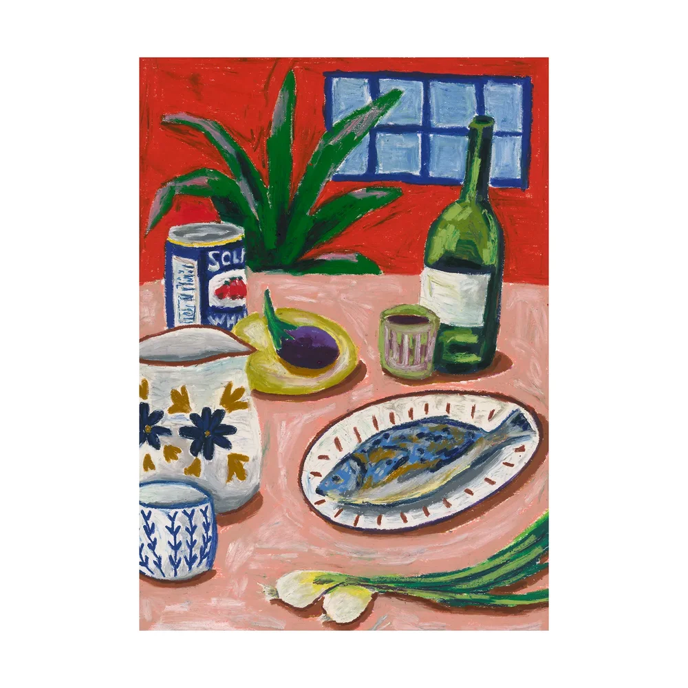 Composition with Fish poster v:5250124