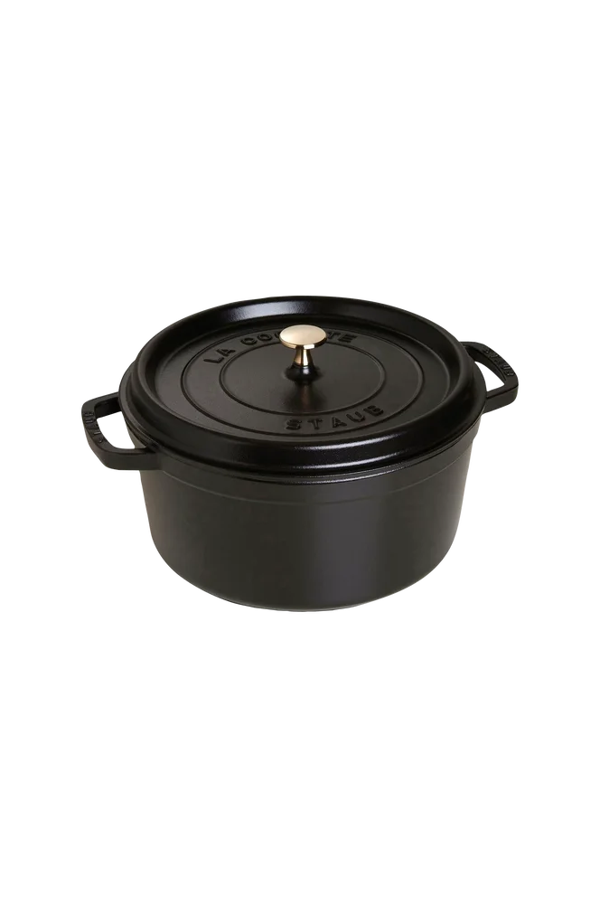 Gryte La Cocotte rund 28 cm, 6,7 l – Svart – Kjøkken & husholdning | m v:6374978