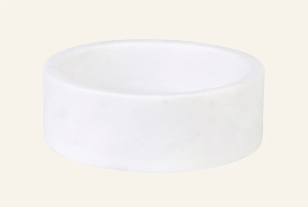 Lysholder hvit – ø10×3,5 cm v:6338999