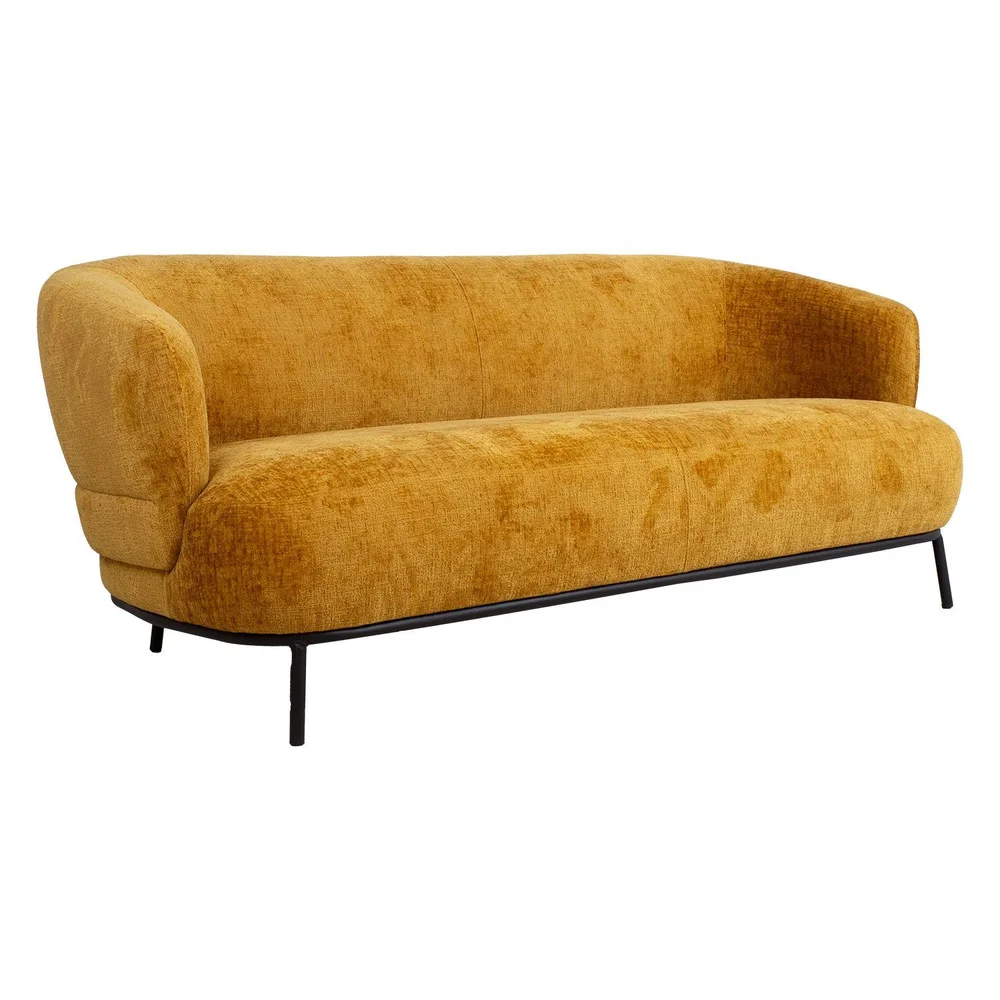 Sofa HOME4YOU Gemala 2,5-seter Gul v:9870163