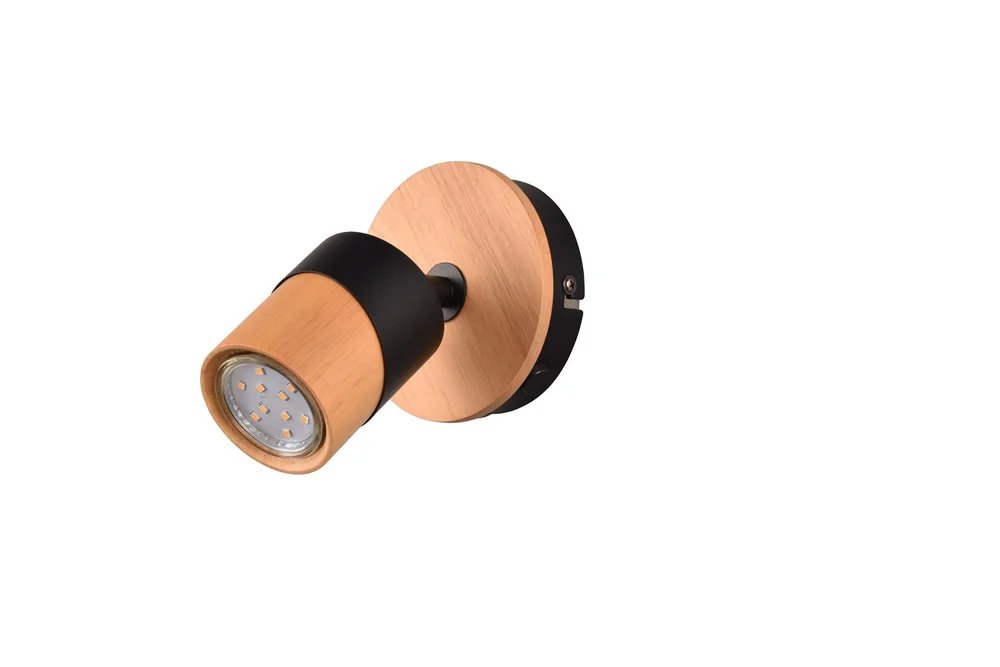 Trio Lighting Aruni Spotlight 1L GU10 tre/matt svart v:2898928