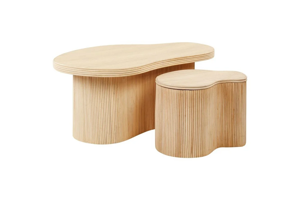 Soffbord Beliani Salanti Natural v:4506378