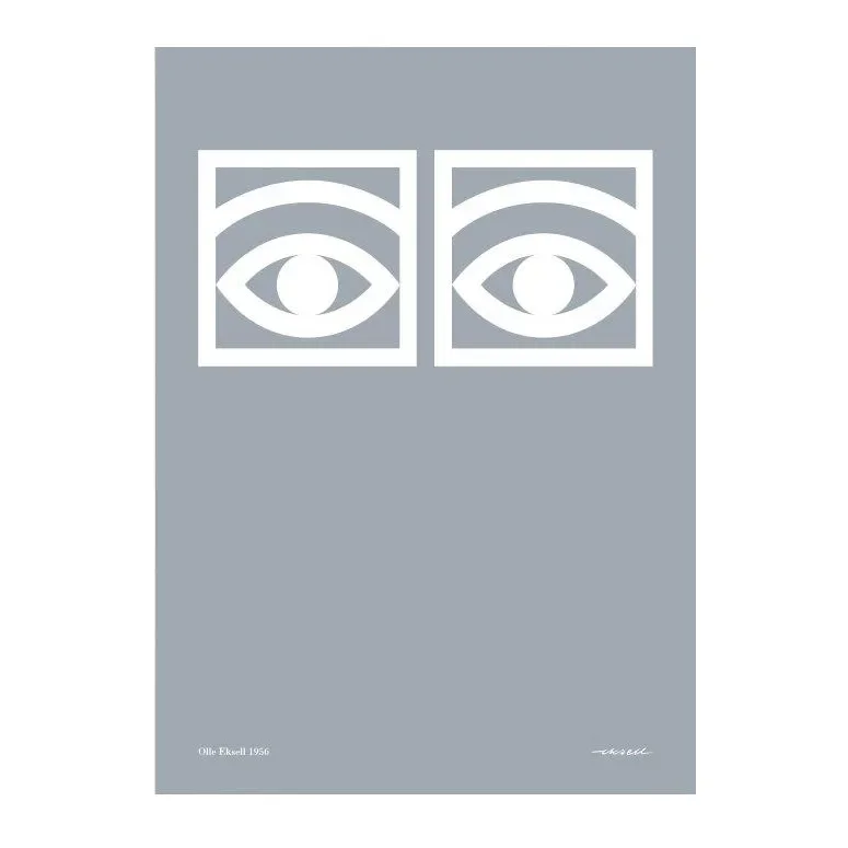 Ögon grå poster v:6360839