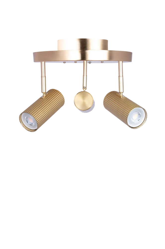 Plafond Hubble 3 - Messing - Belysning | m v:3842134