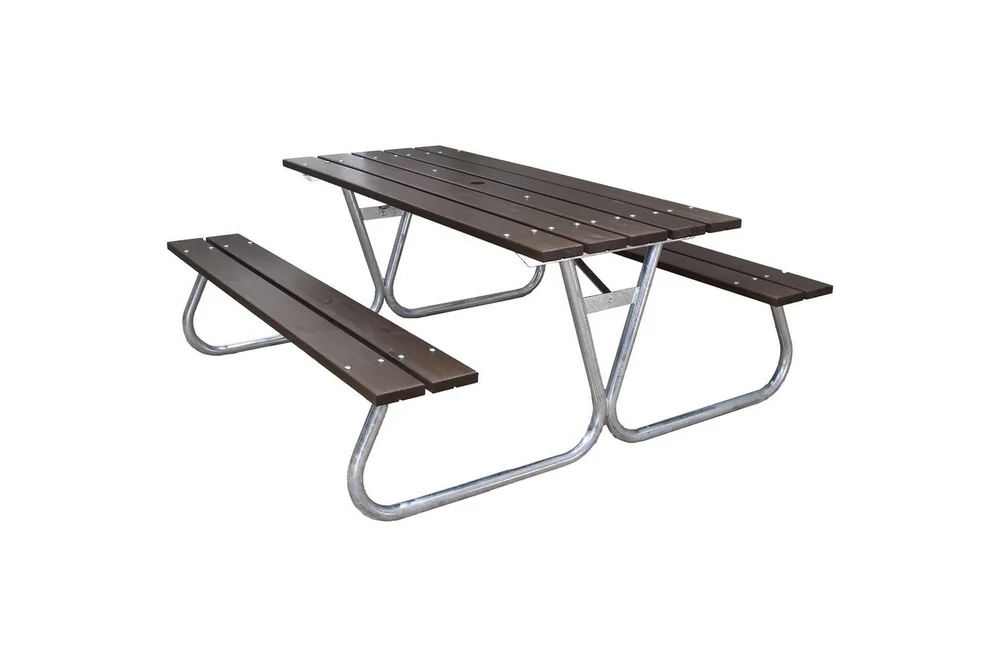 Piknikbord Stabil Metall Uten Ryggstøtte v:1155080 Piknikbord Stabil Metall Uten Ryggstøtte v:1155080