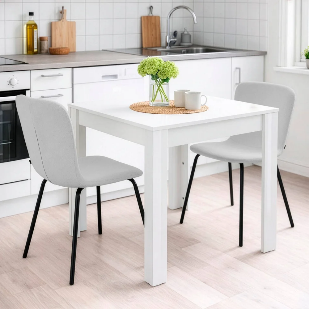 Sett bestående av spisebord 80 cm med 2 stoler v:9496219 Sett bestående av spisebord 80 cm med 2 stoler v:9496219