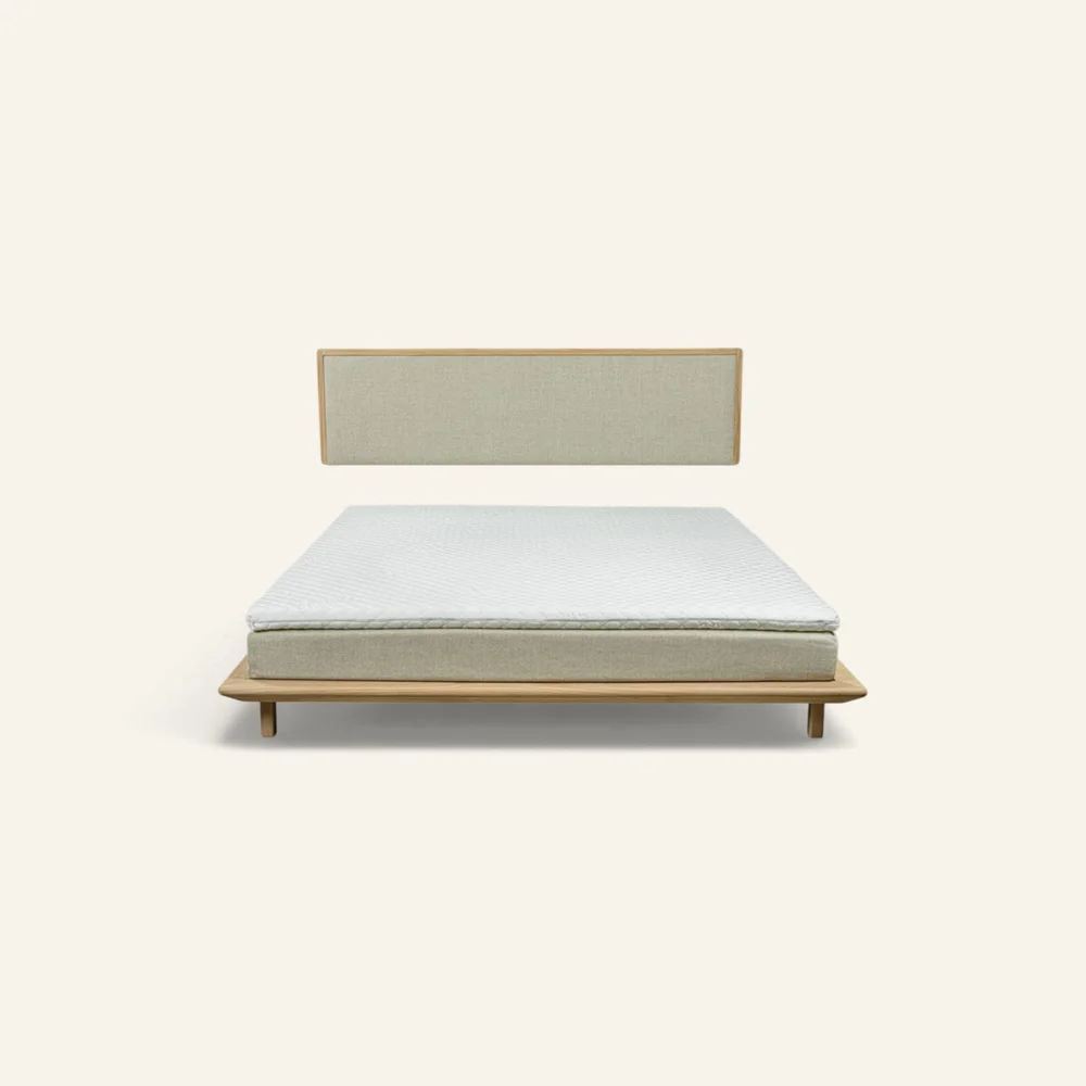 Seng hvitoljet eik – 180×200 cm v:3028866