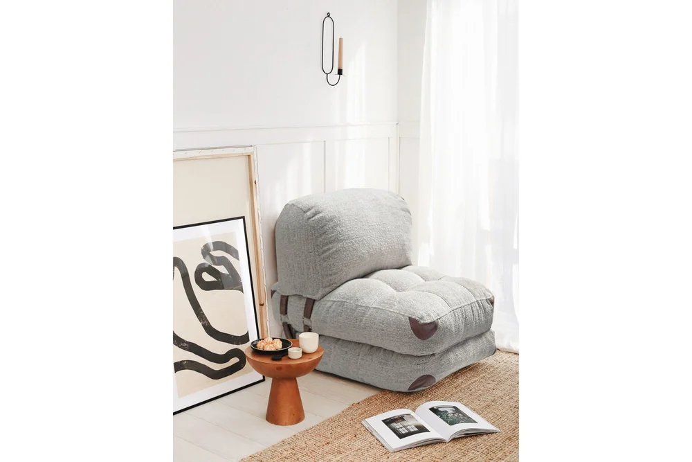 Fold Teddy Sovesofa Grå v:2021911