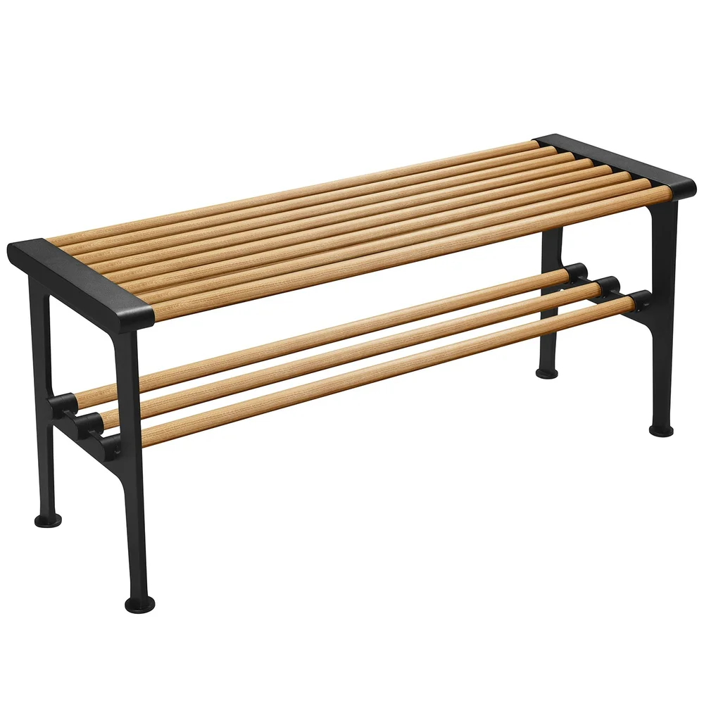 Nostalgi Benk 100 cm, Eik / Sort v:723243