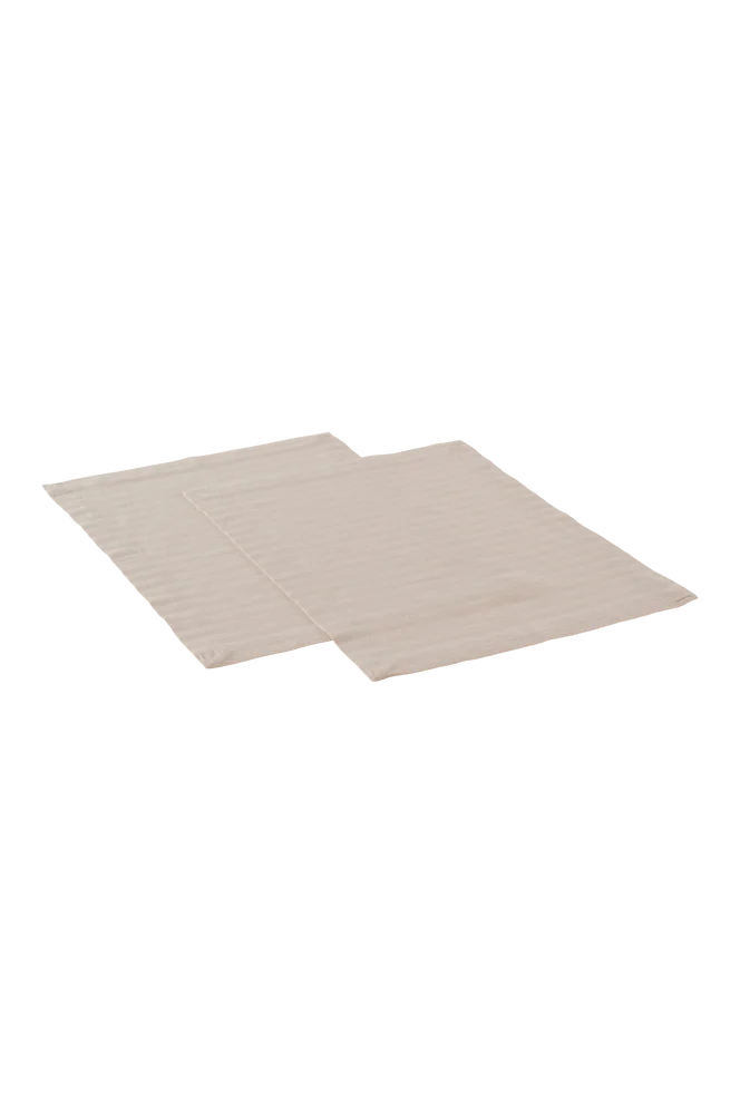 HERIBERT bordmatte 2-pakke - Beige - Tekstiler | m v:2041973