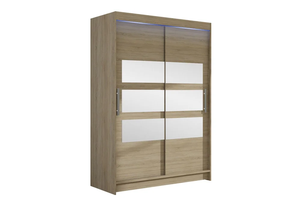 Estella Garderobe med Speil 120x200 cm v:1789619
