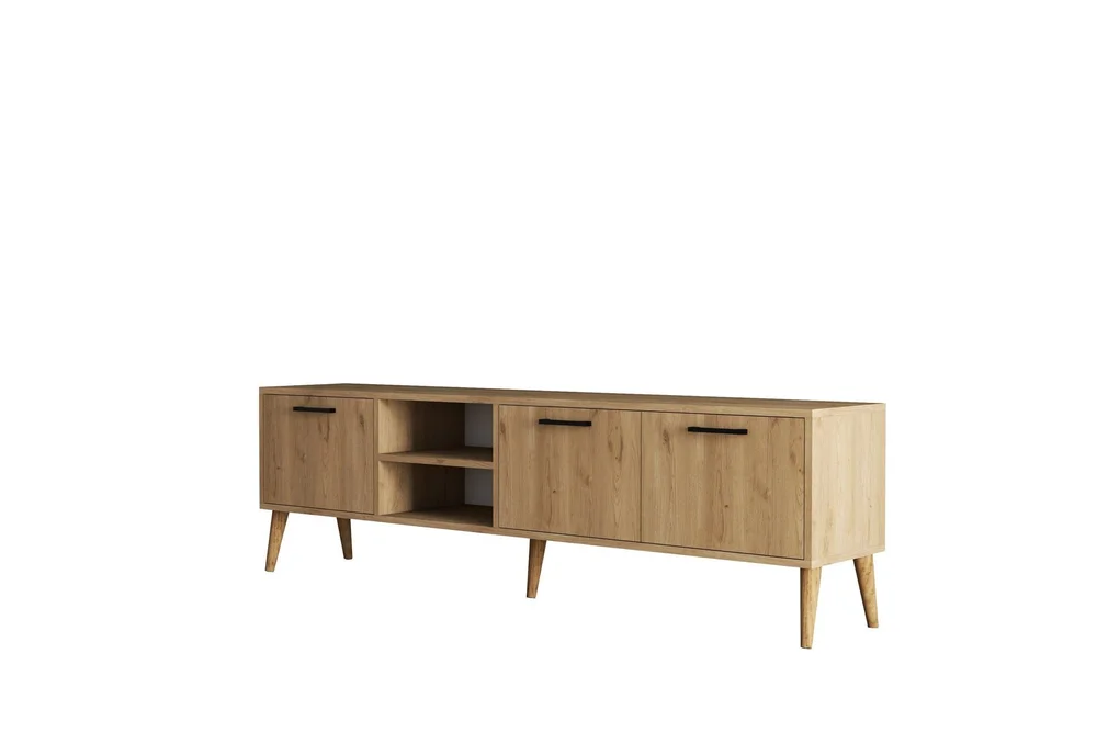Essexa TV-benk 180x35 cm brun v:8785575